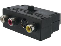 Schwaiger Audio/video adaptér s přepínačem Schwaiger Audio/video adaptér s přepínačem