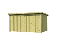 Weka Dřevěný úložný domek 607 var. 4, tlaková impregnace, 389 x 288 cm