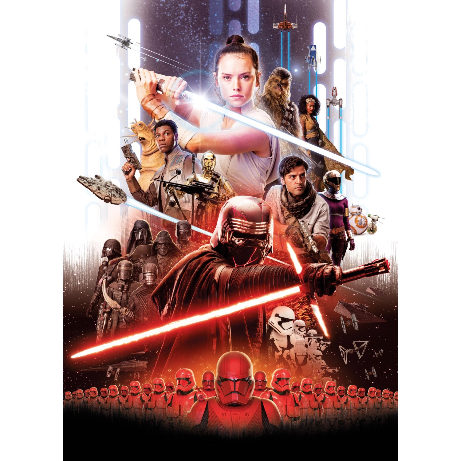 Komar Papírová fototapeta Star Wars EP9 Movie Poster Rey 184 x 254 cm