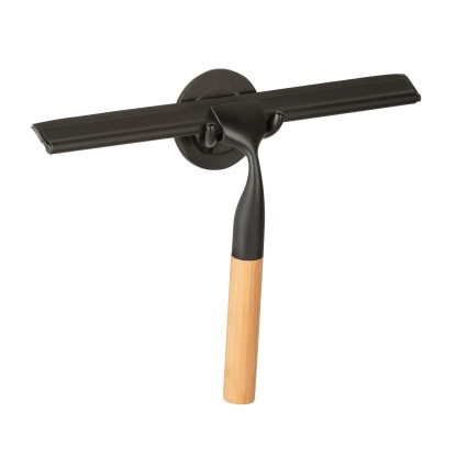 Wenko Koupelnová stěrka Bambusa Turbo-Loc, bambus/černá