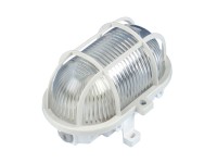 Lena-lighting Stropní/nástěnné svítidlo Oval 60, E27, bílé, 170 x 125 x 110 mm