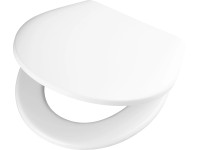 baliv WC sedátko Guindas, duroplast, SoftClose, kovové závěsy, bílá