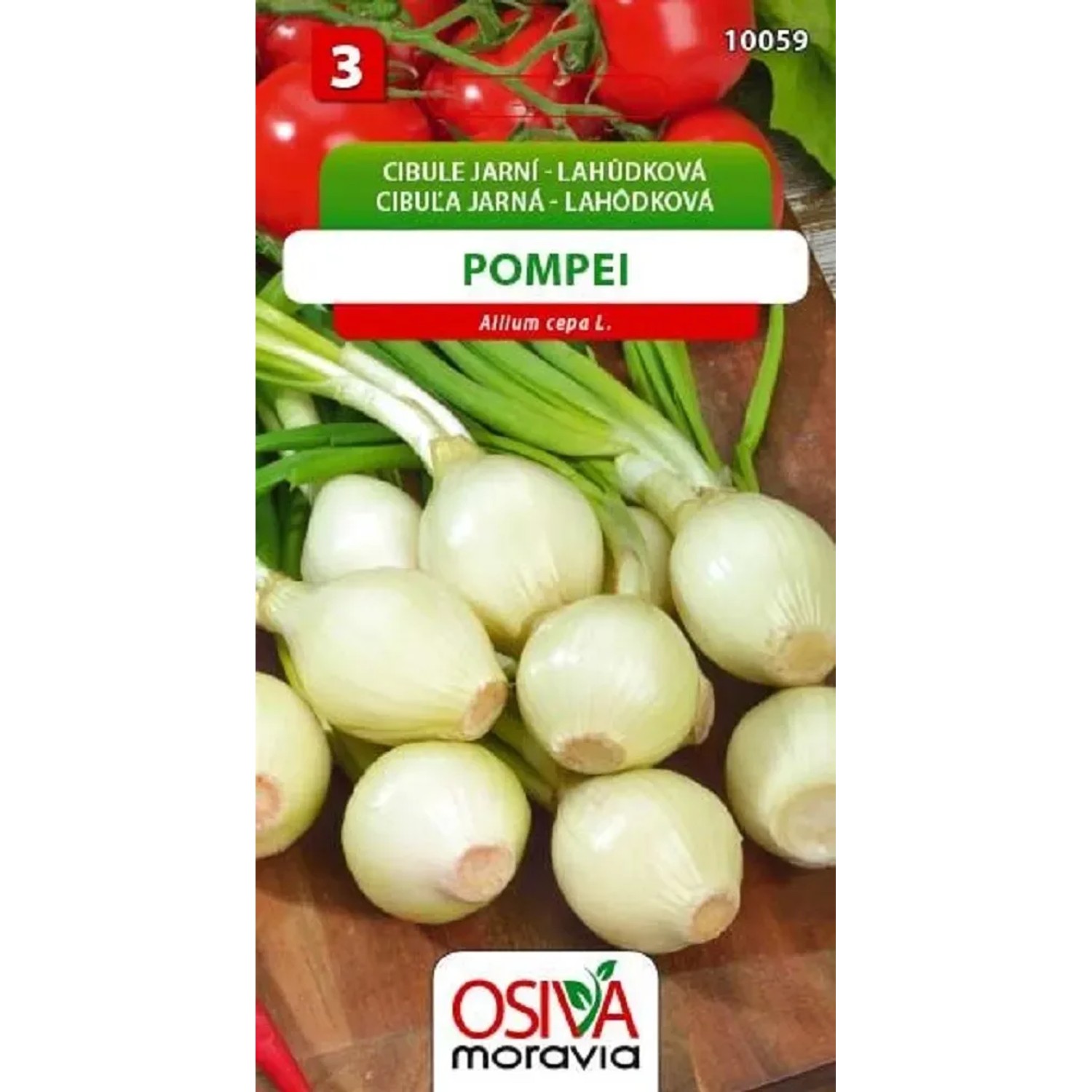 Semínka Cibule jarní lahůdková Pompei (Allium cepa L.)