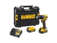 DeWALT 18V XR Aku bezuhlíkový příklepový vrtací šroubovák DCD799P2T-QW (2x5,0Ah)