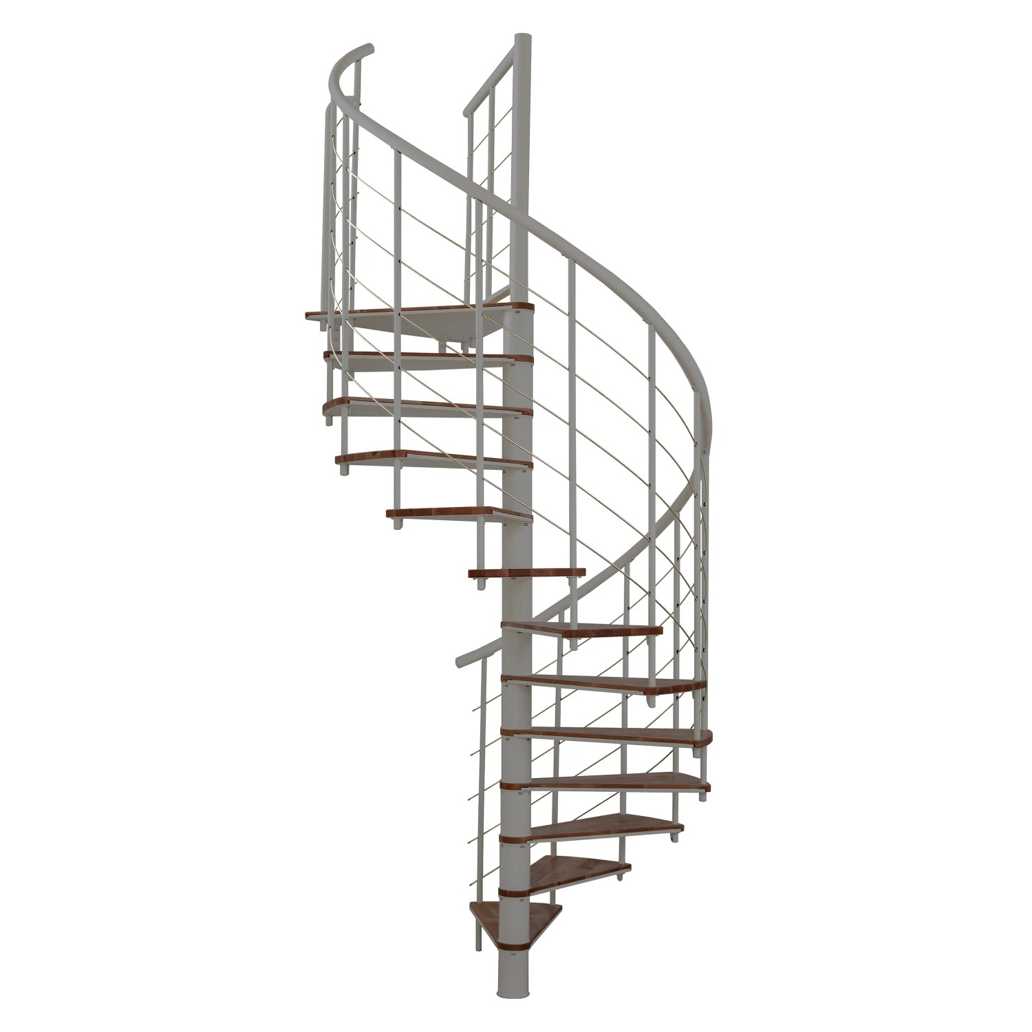 Minka STAIRS Kombinované točité schodiště Fusion ořech/šedá pr. 140 cm