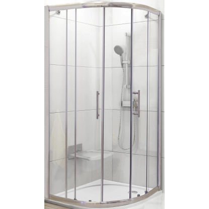 RAVAK Sprchový kout XP2CP4-90 lesklý chrom + transparentní sklo