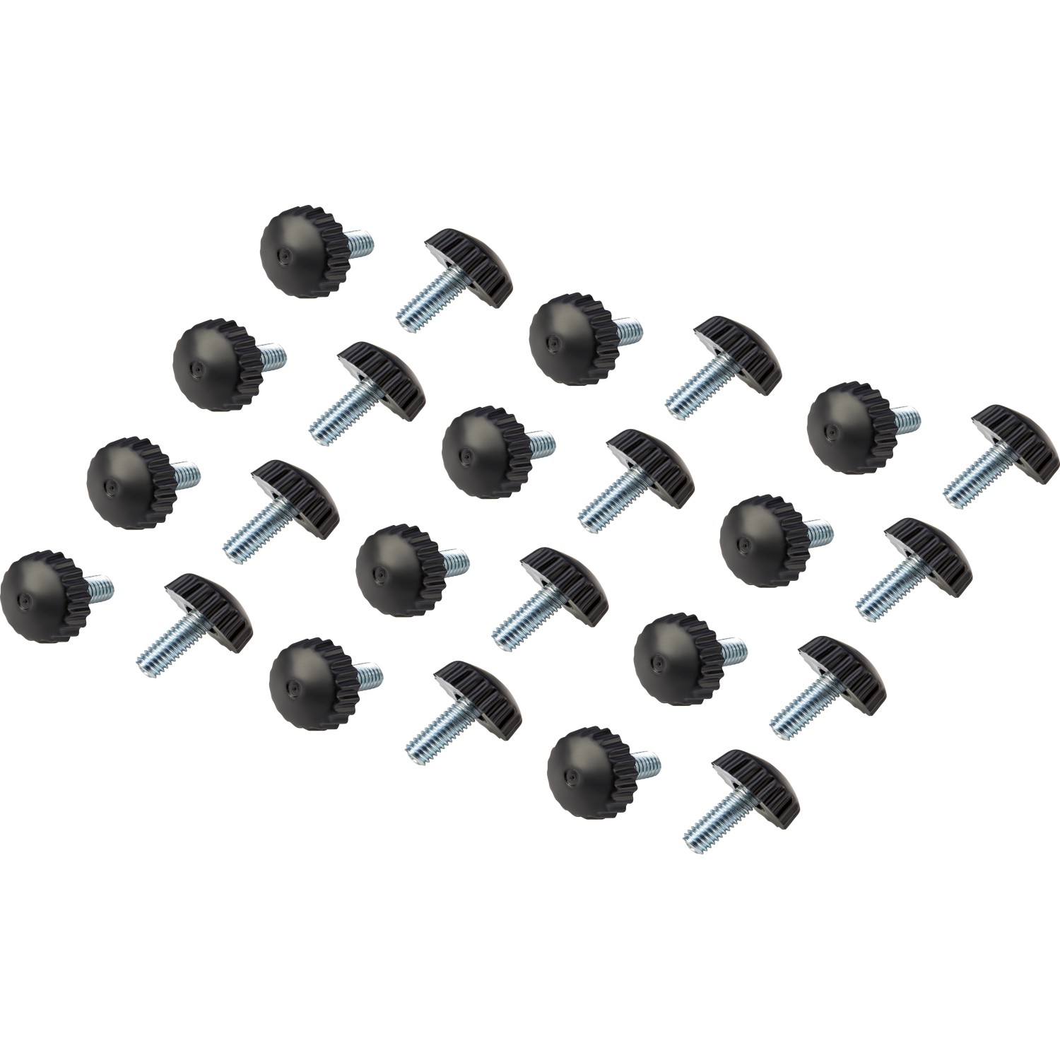 Krytky na nožičky pro sestavu Piegan, pr. 20 mm, 24 ks