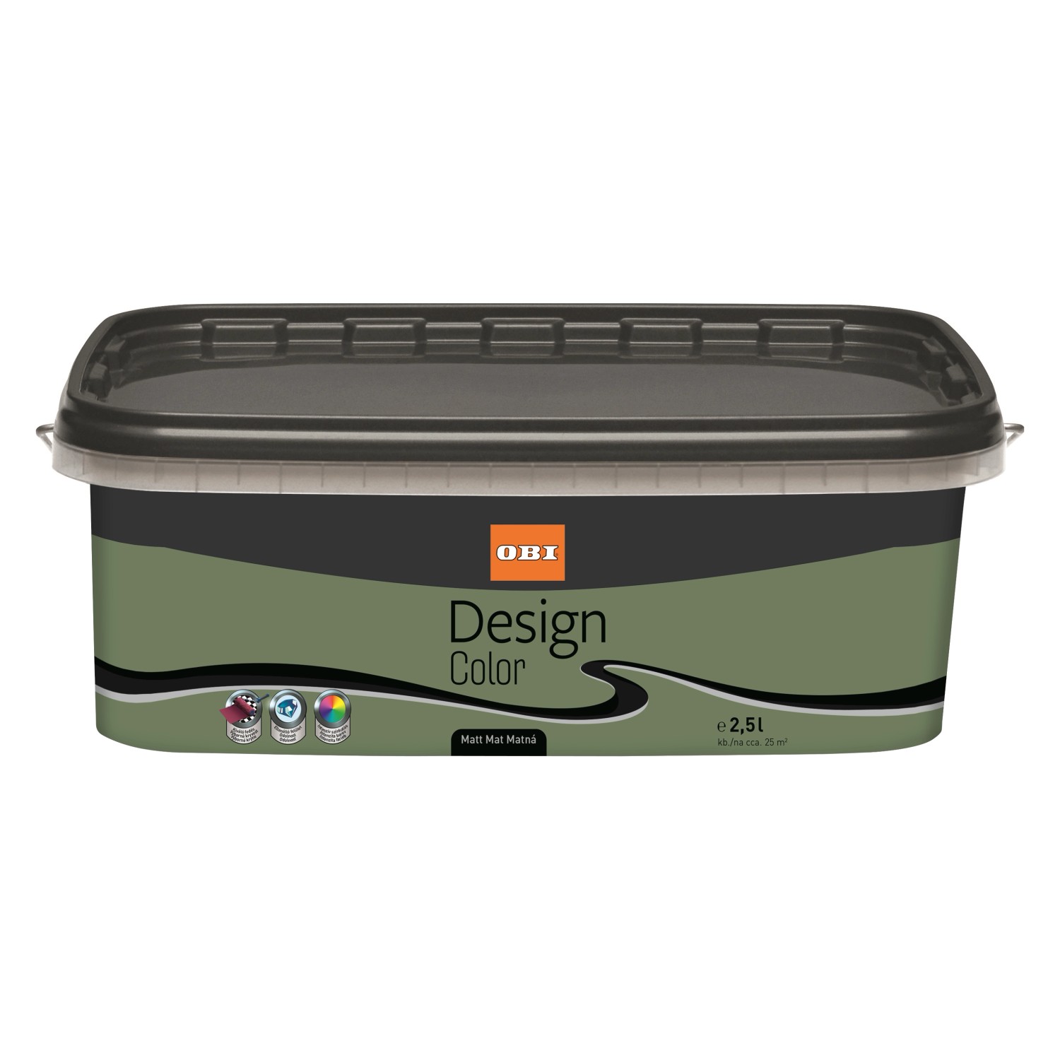OBI Interiérová barva Design Color matná Forest 2,5 l