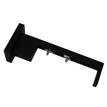 Schöner Wohnen Nástěnný držák pro až 5 záclonových tyčí Matteo černý matný 1 ks