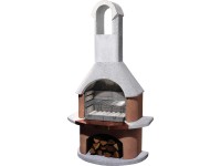 Buschbeck Zahradní grilovací krb Toscana, terakota/bílá, 110 x 65 x 203 cm Buschbeck Zahradní grilovací krb Toscana, terakota/bílá, 110 x 65 x 203 cm