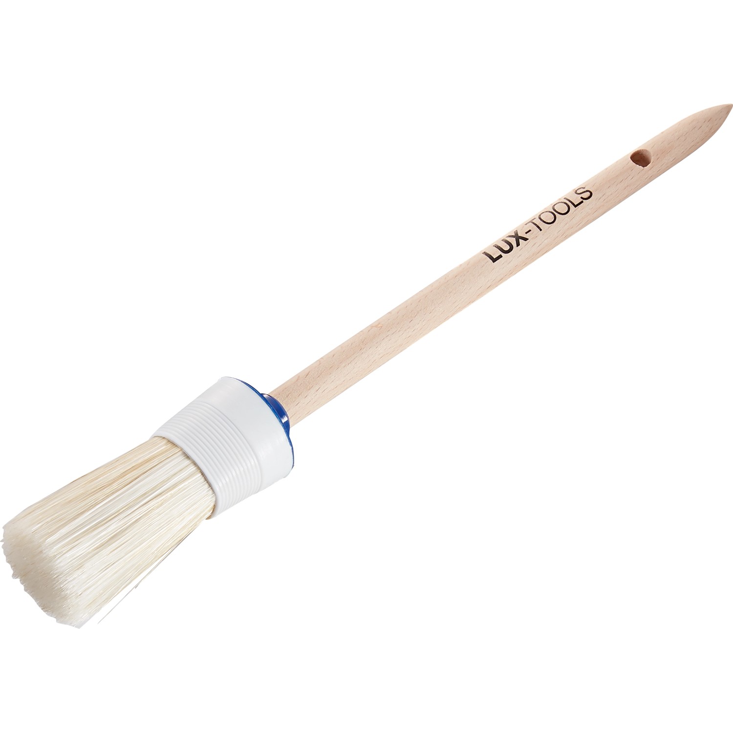 LUX-TOOLS Kulatý štětec lakovací, dřevěná rukojeť, vel. 6