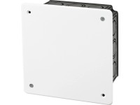 Rozbočovací krabice pod omítku 105 mm x 105 mm černá - bílá IP20