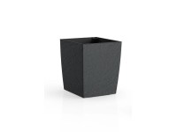 Plastkon Květináč Eliot Stone antracitový 23,9 x 23,9 x 28,9 cm
