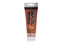 Daler Rowney Akrylová barva GRADUATE metalická hnědá, 120 ml