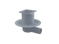 Alcadrain Podlahová vpusť 105x105/50 boční bez mřížky Alcadrain Podlahová vpusť 105x105/50 boční bez mřížky