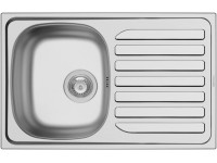 PYRAMIS Nerezový dřez CRETA 1B 1D FLAT hladký, 75,5 x 48 cm PYRAMIS Nerezový dřez CRETA 1B 1D FLAT hladký, 75,5 x 48 cm