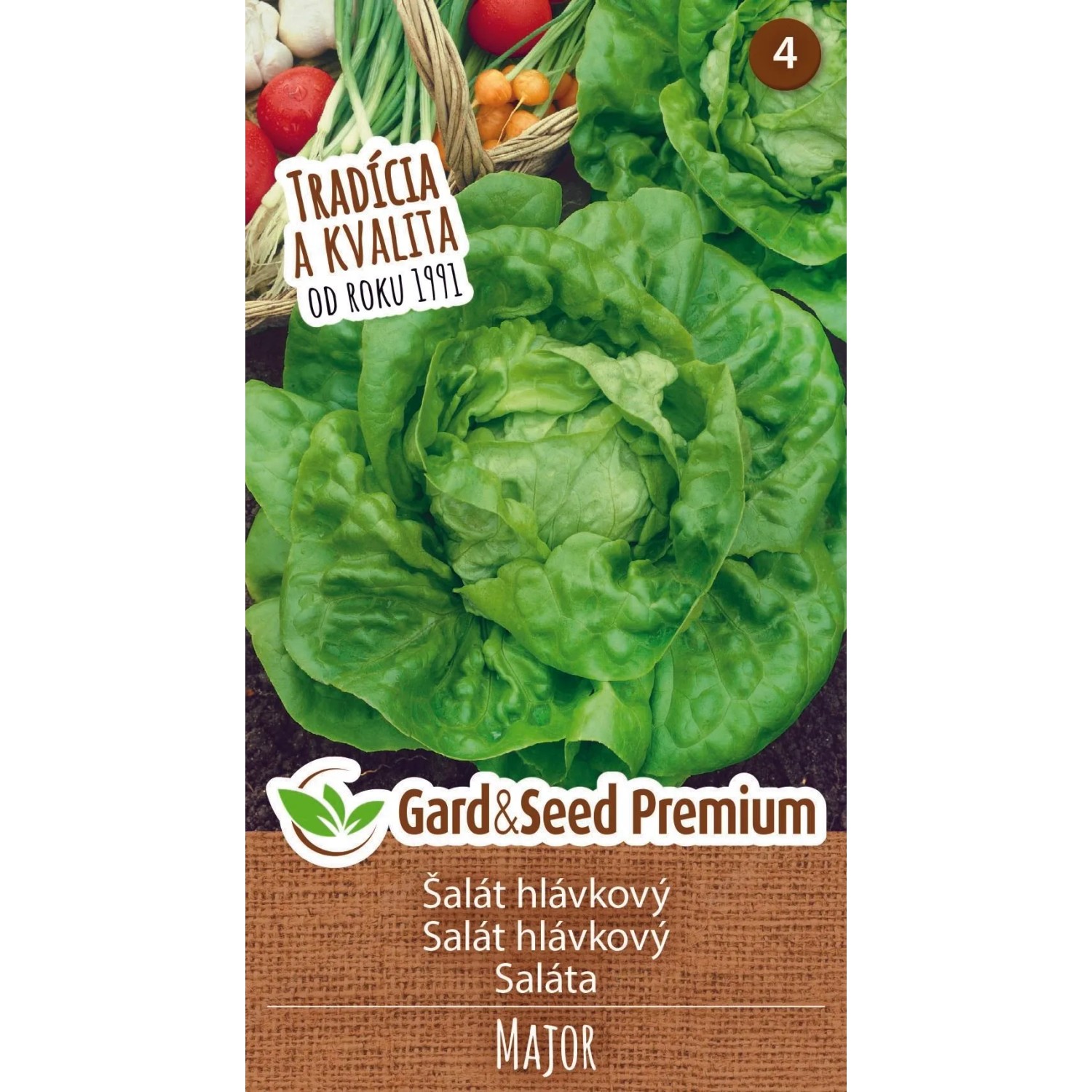 GardenSeed Premium Semínka Salát hlávkový Major