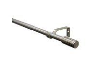 Gardinia Souprava s válci vzhled nerez ocel průměr 16 mm / 19 mm 120 cm - 210 cm