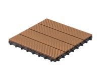 COVERNIT Terasová dlažba WPC Technodeck, wood, 300 x 300 mm