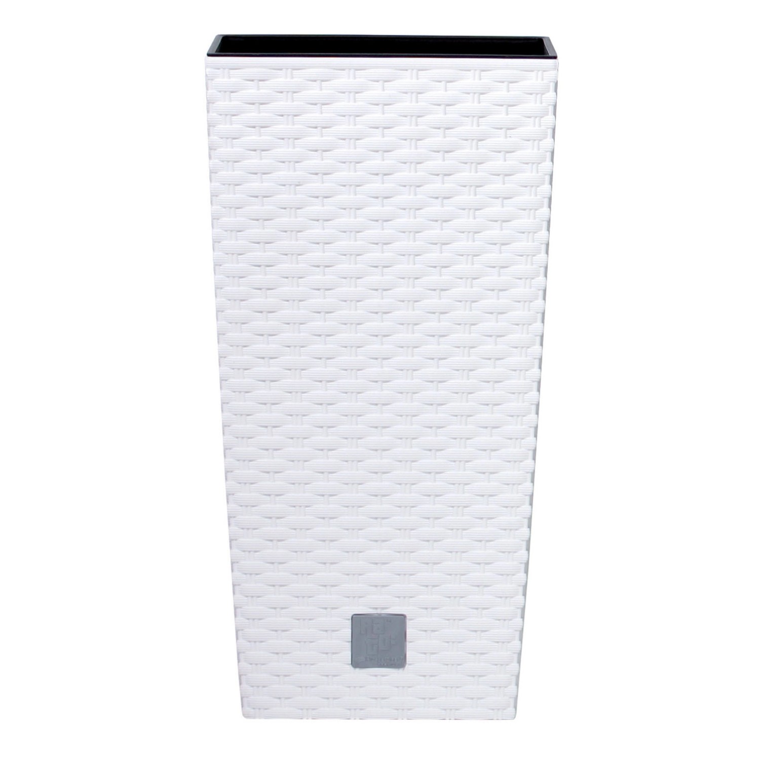Prosperplast Květináč s vkladem Rato Square 20 cm, bílý