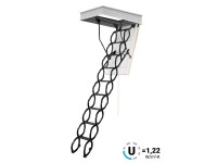 OMAN Půdní schody FLEX TERMO METAL BOX, 120 x 60 cm OMAN Půdní schody FLEX TERMO METAL BOX, 120 x 60 cm