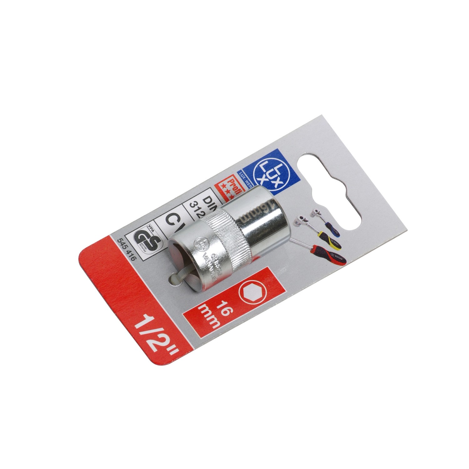 LUX Nástrčný klíč Comfort, 16 mm