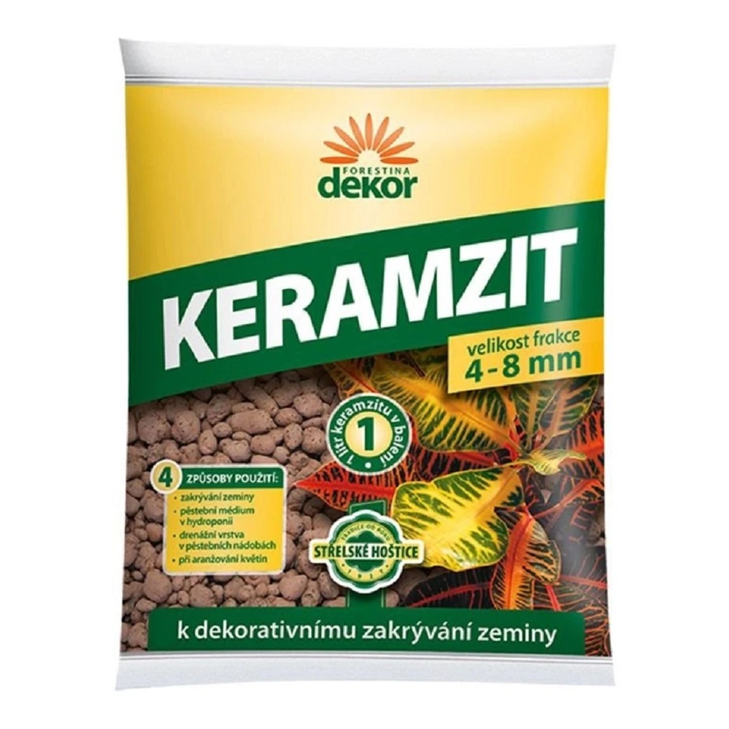 Dekor Keramzit 4-8 mm, 1 l