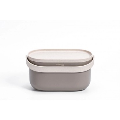Plastia Nádoba na bioodpad bez rámečku a sáčků, taupe + sl.kost se sedlinou, 4 l