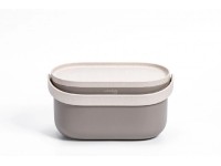 Plastia Nádoba na bioodpad bez rámečku a sáčků, taupe + sl.kost se sedlinou, 4 l
