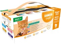 IAMS Multipack Delights Adult s mořským a suchozemským masem v želé 48x 85 g