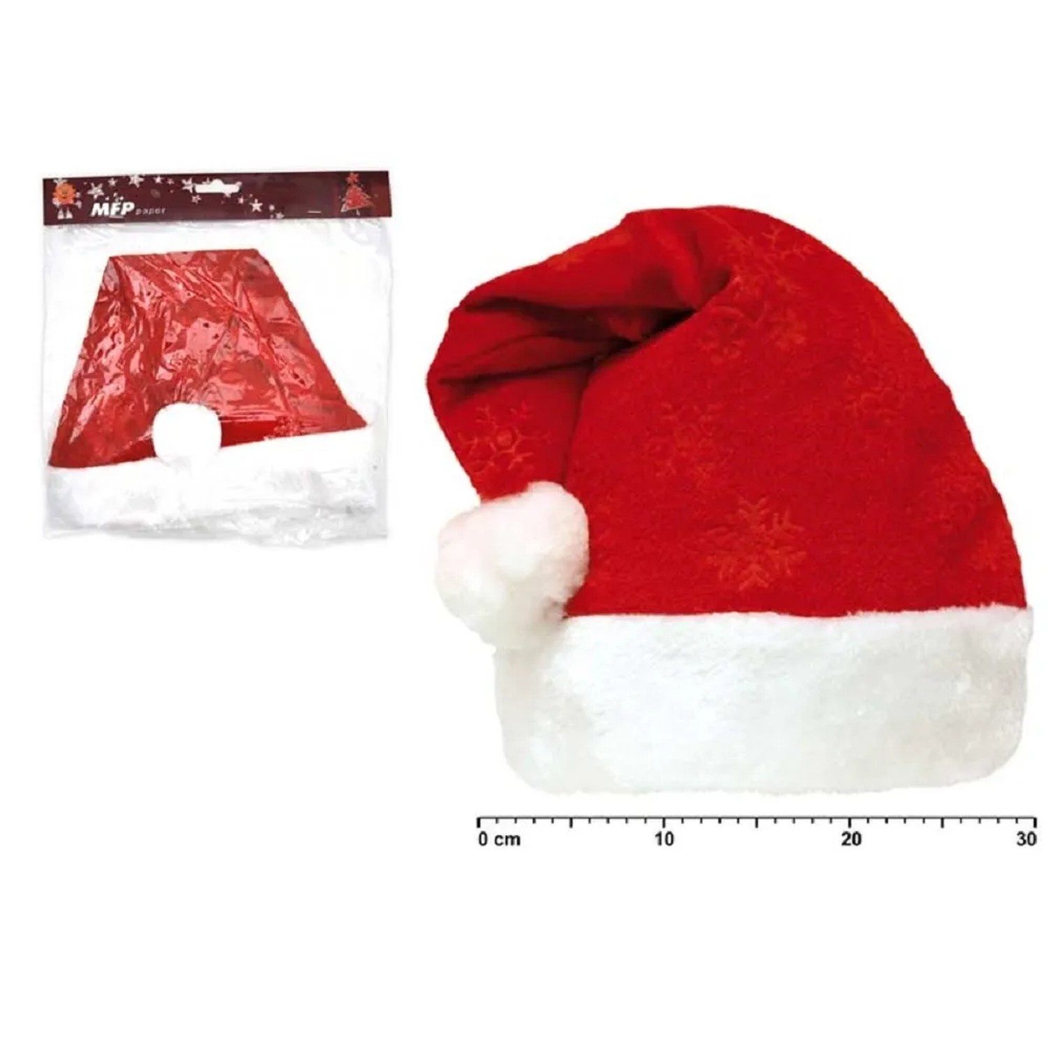 Mikulášská vánoční čepice