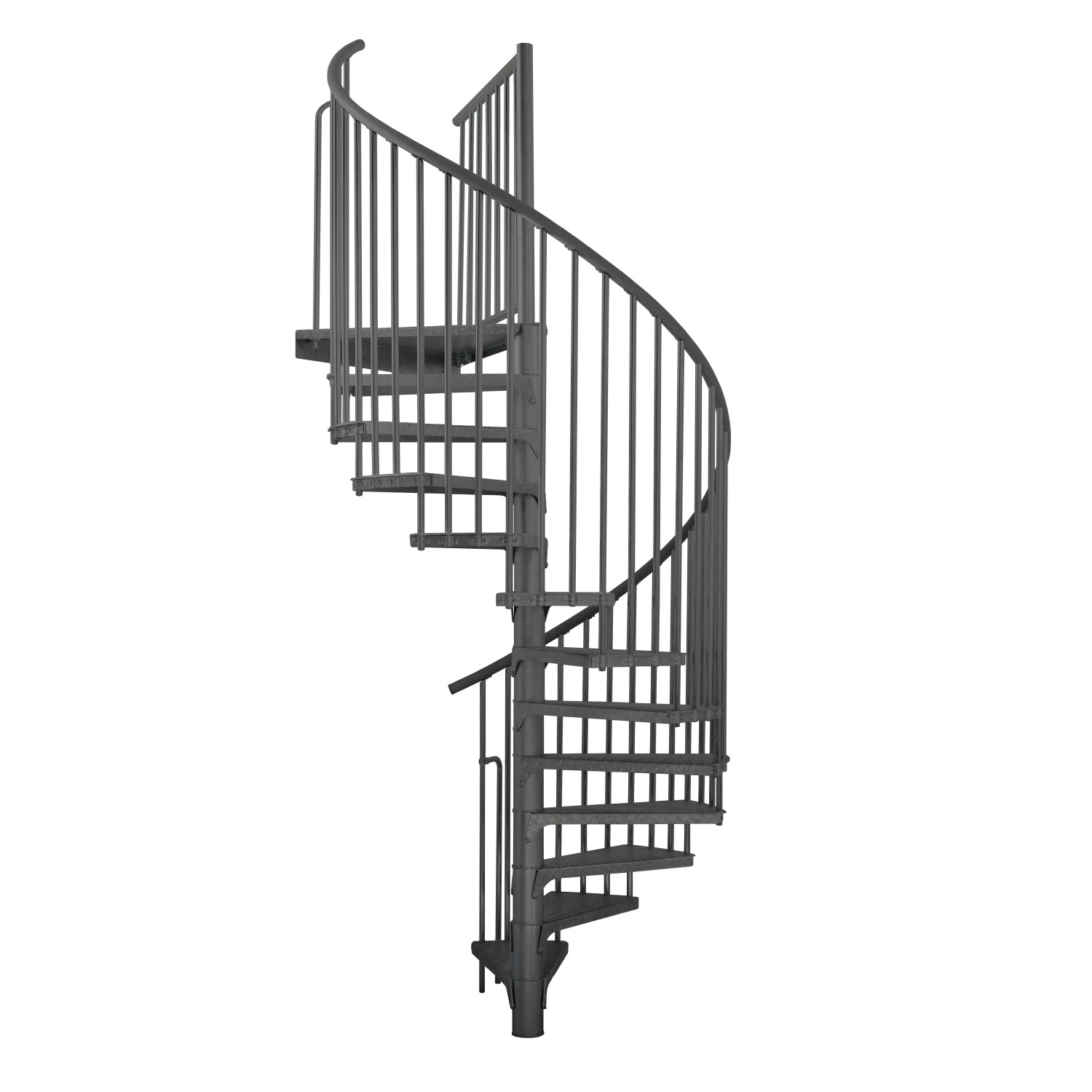 Minka STAIRS Venkovní točité schodiště Rondo Zink Color antracitové pr. 120 cm