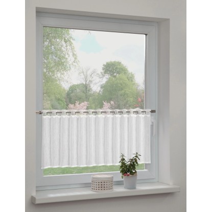 Sehlbach Vitrážová záclona, bílá, 135 x 45 cm