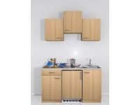 Flex-Well Kuchyně Nano 150 cm/typ 1 - lednice/varná deska Flex-Well Kuchyně Nano 150 cm/typ 1 - lednice/varná deska