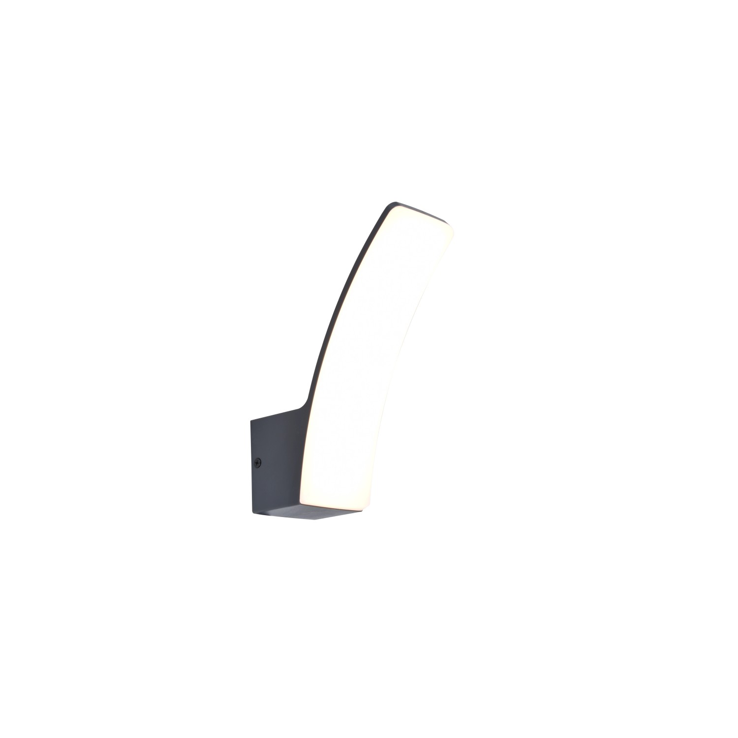 Lutec Venkovní nástěnné LED svítidlo KILO 3000K tm.šedá 69 x 155 x 204 mm