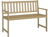 OBI Zahradní lavice Kentwood akátové dřevo/týk 85 x 115 x 58 cm