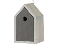 Ptačí budka borovice FSC® antracitová/světle šedá Ptačí budka borovice FSC® antracitová/světle šedá