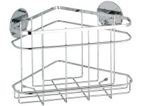 Wenko Rohový regál Turbo-Loc nerezová ocel bez vrtání