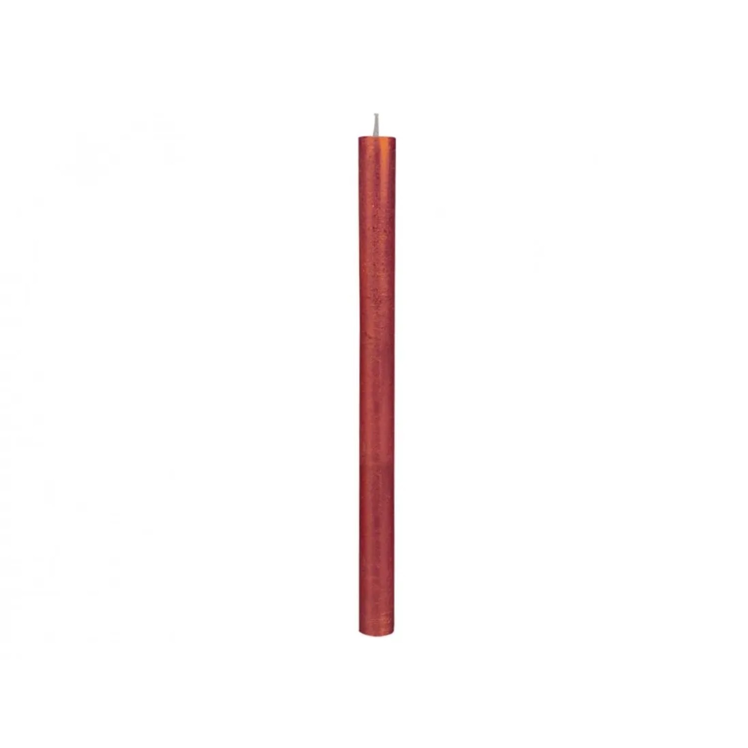 Vánoční svíčka rustikální, metalická černá, 29 cm