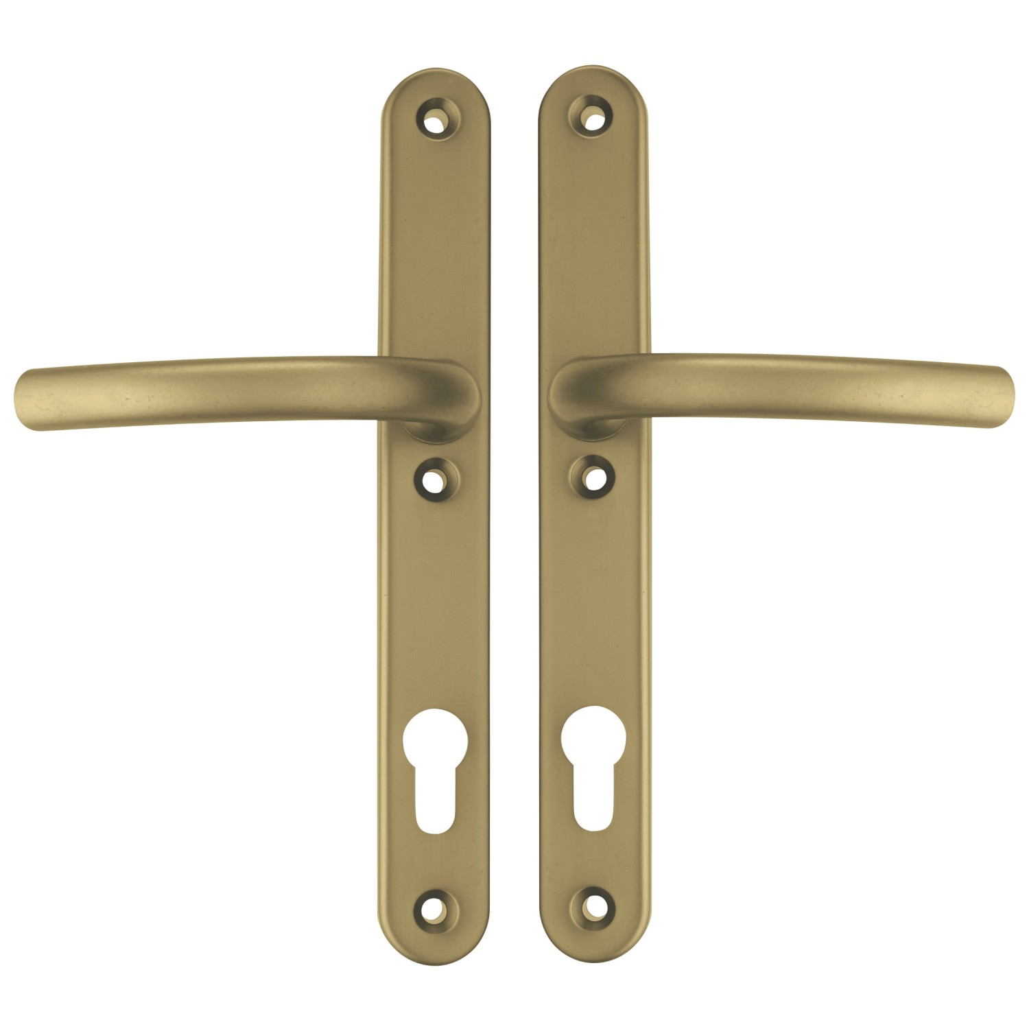 Cobra Štítové kování Slim II PZ 72, bronzový elox