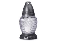 Hřbitovní lampa vč. náplně, různé barvy, 1 ks, 17 cm