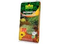 Floria Mulčovací kůra Decorative colormulch oranžová 70 l