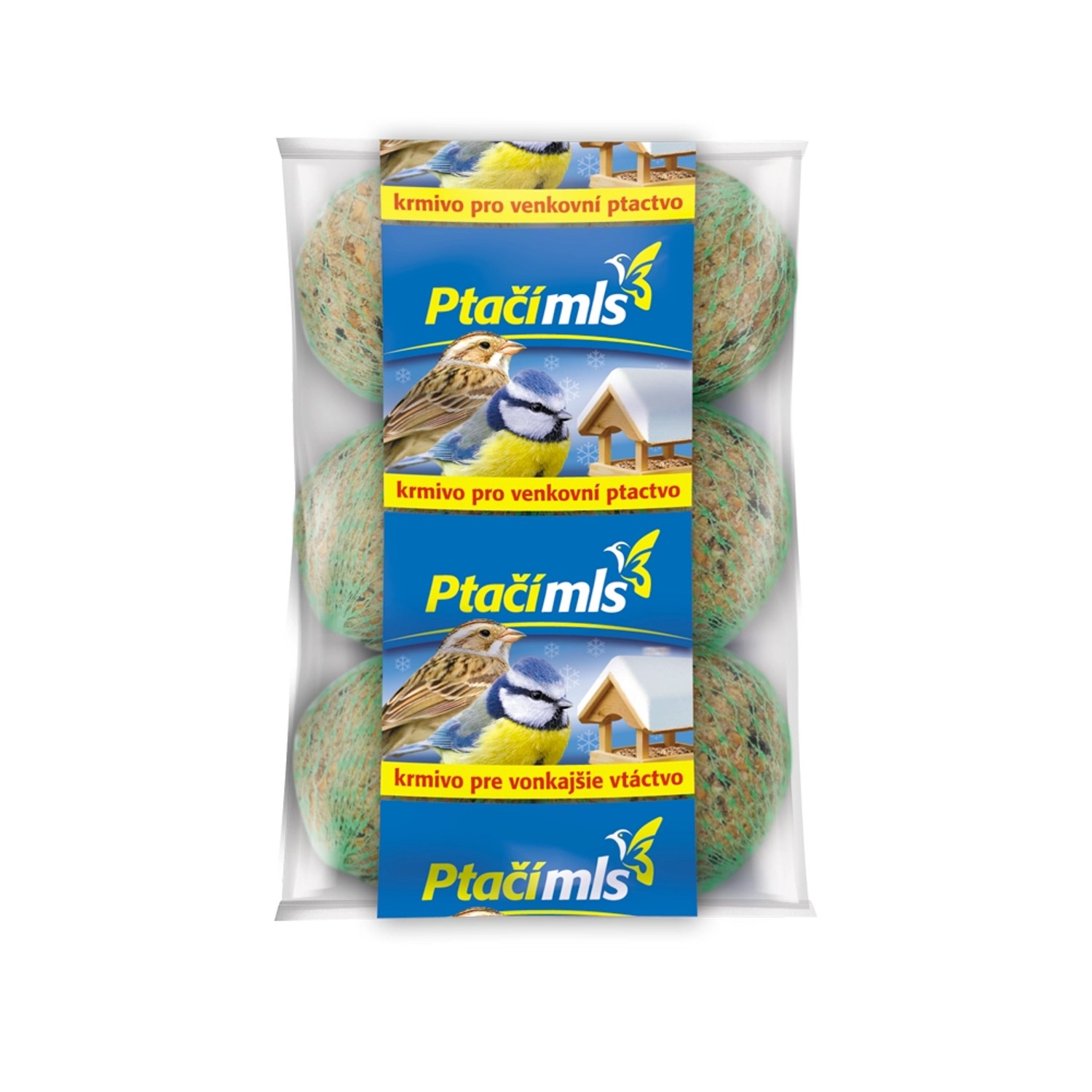 Ptačímls Lojové koule 6 x 90 g, 6 ks