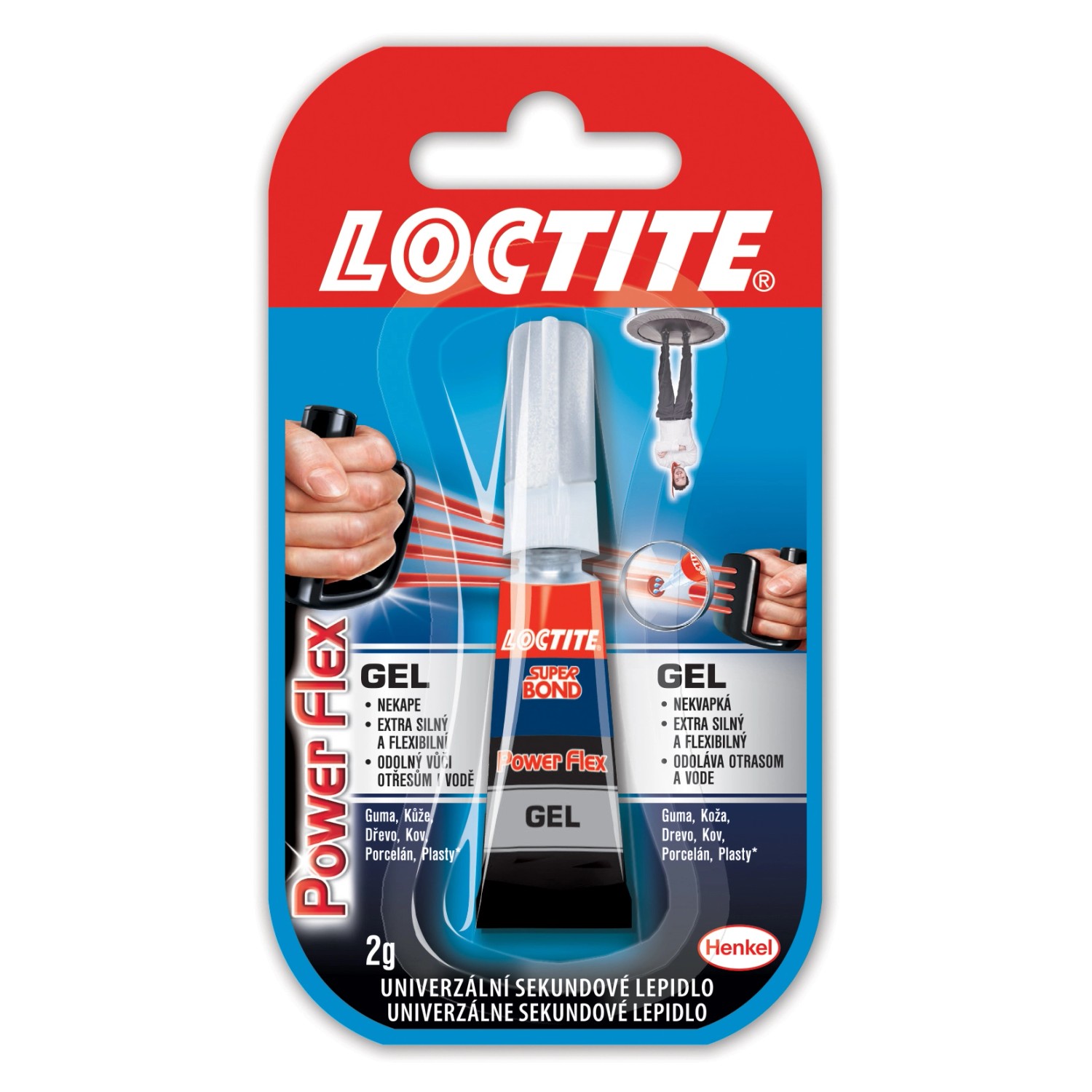Vteřinové lepidlo Loctite Super Bond Gel, 2 g