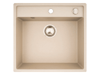 Pyramis Granitový dřez Camea 1B, sand beige, 50 x 53 cm Pyramis Granitový dřez Camea 1B, sand beige, 50 x 53 cm