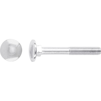 Vratový šroub M8 x 30 mm částečný závit bíle pozinkovaný, 50 ks