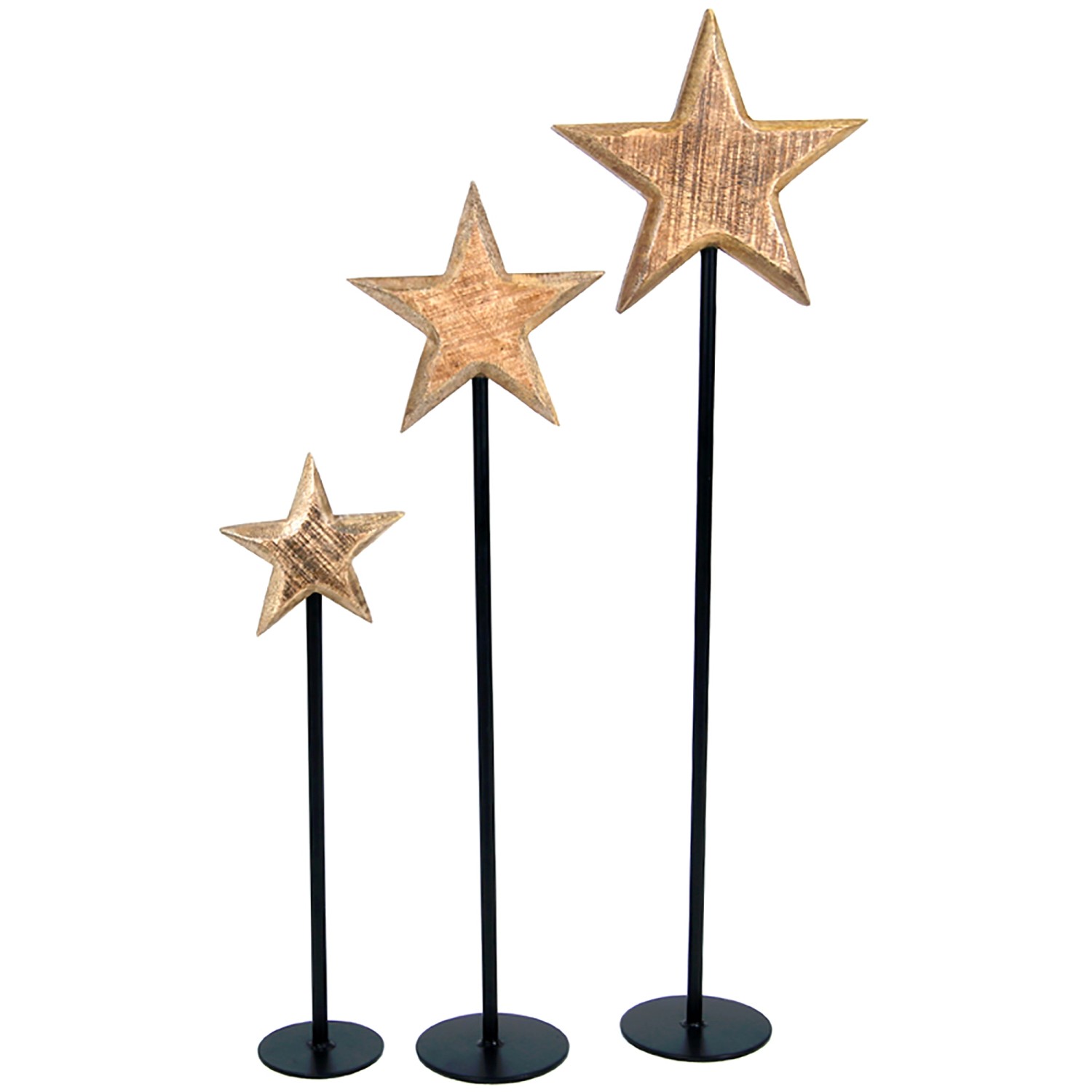 Hvězda na kovovém podstavci 70 cm