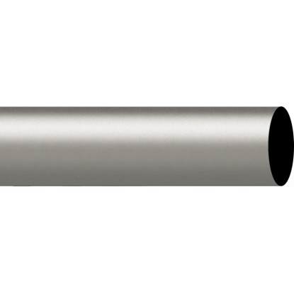 Kovová záclonová tyč se saténovým povrchem, délka 240 cm, pro záclony a závěsy.