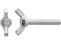Křídlatý šroub M5 x 30 mm bíle pozinkovaný 6 ks