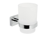 Novaservis Nástěnný držák kartáčků Ferro Greta, chrom/sklo